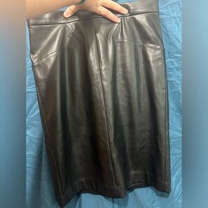 New York leather skirt